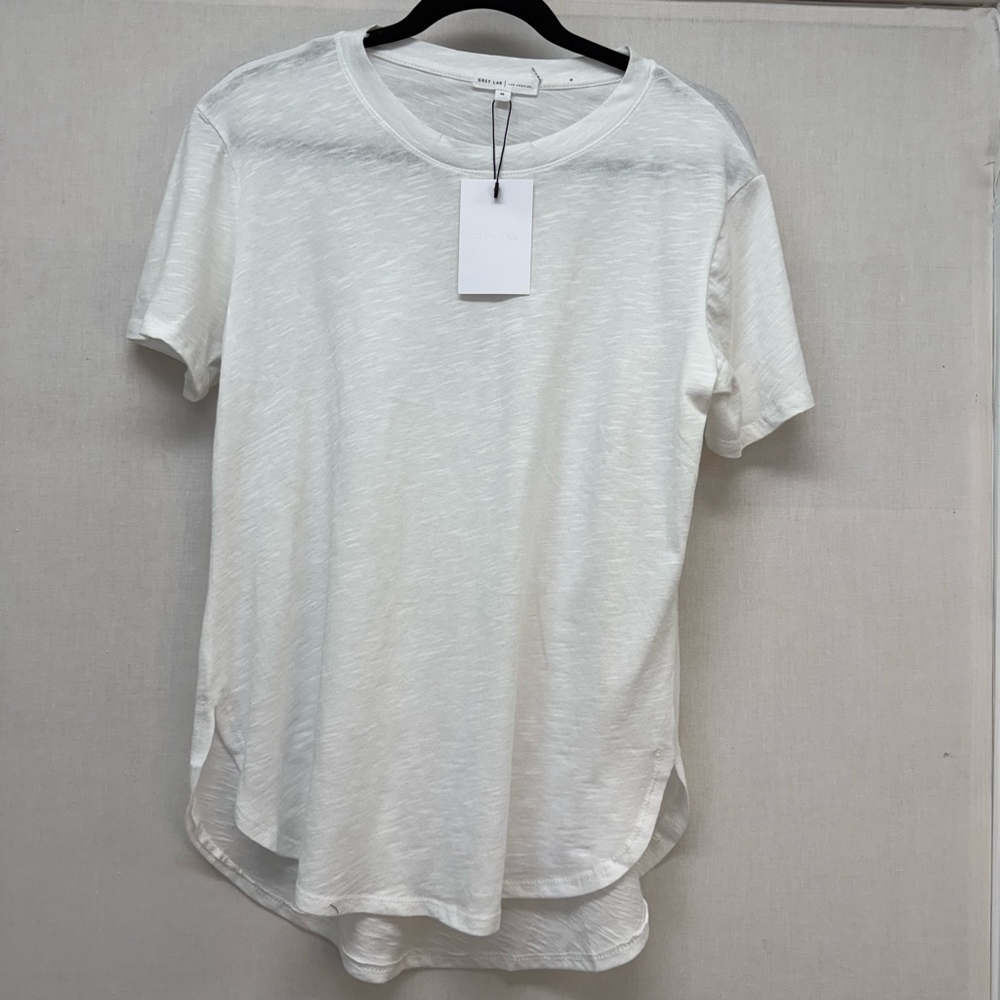 Women's Grey Lab T-Shirt Size M White